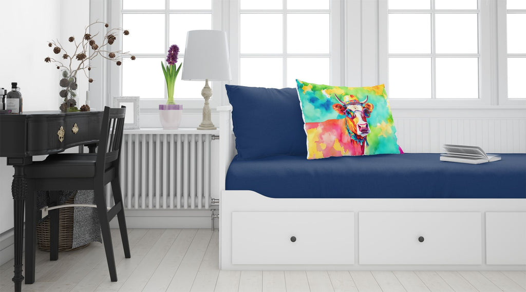 NEW Hippie Animal Malvi Cow Standard Pillowcase Lightweight Super Soft Easy Care
