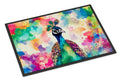 Hippie Peacock Indoor-Outdoor Artwork Doormat