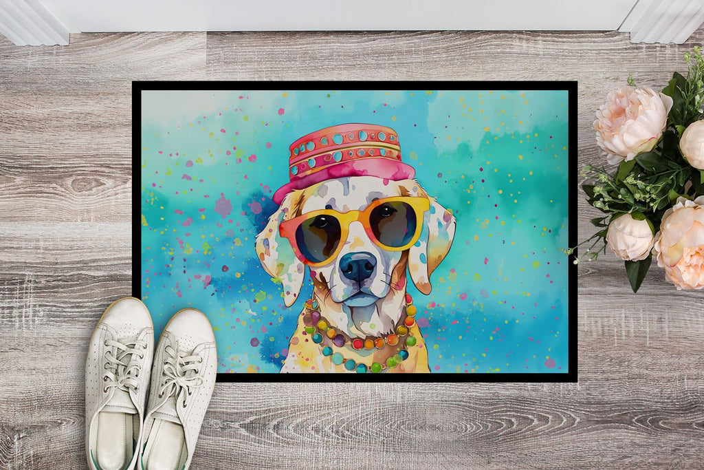 Hippie Dawg Indoor-Outdoor Artwork Doormat