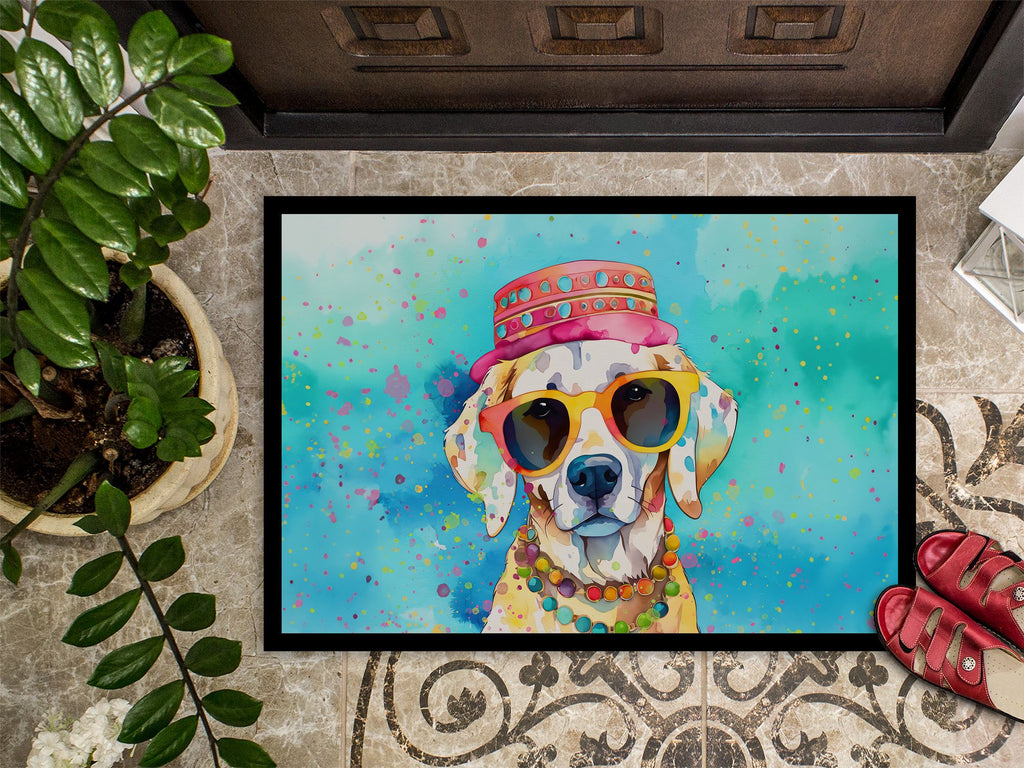Hippie Dawg Indoor-Outdoor Artwork Doormat