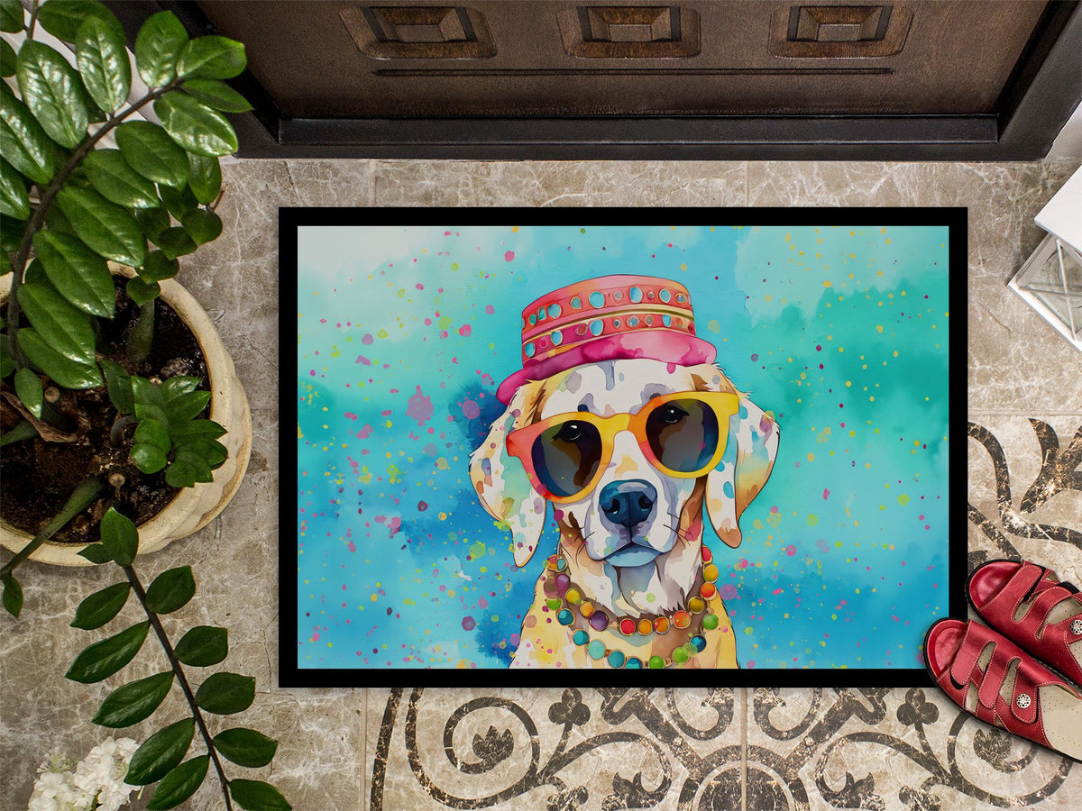 Hippie Dawg Indoor-Outdoor Artwork Doormat