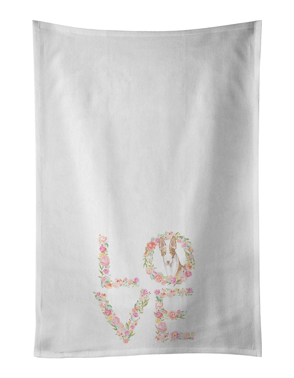Ibizan Hound LOVE Kitchen Towel Pair