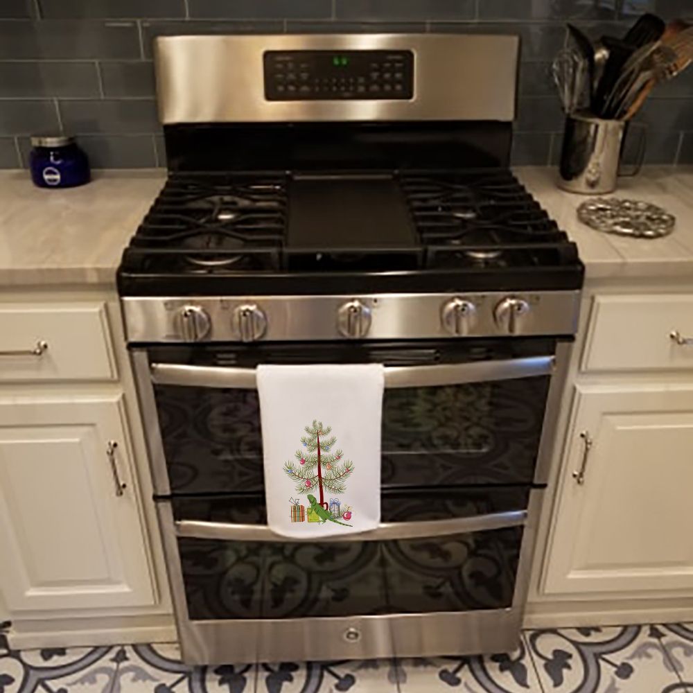 Iguana Merry Christmas Kitchen Towel Pair