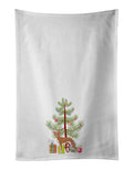 Italian Greyhound Christmas Tree Kitchen Towels