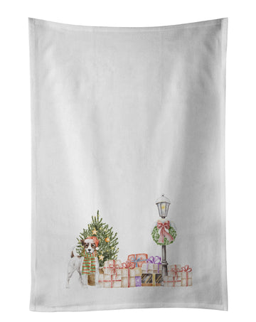 Jack Russell Christmas Wonderland Kitchen Towels