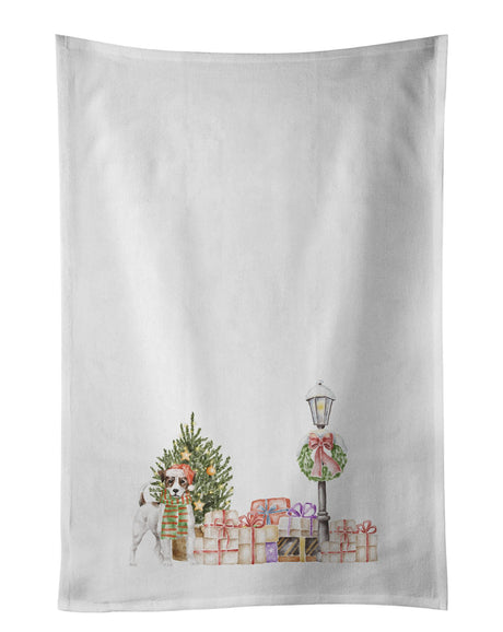 Jack Russell Christmas Wonderland Kitchen Towels