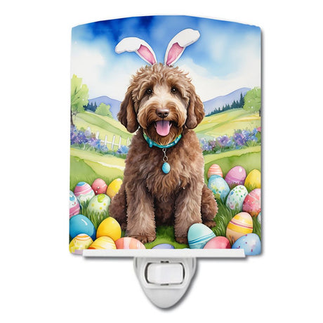 Labradoodle Easter Egg Hunt Night Light