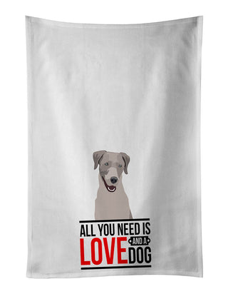 Gray Labrador Retriever Kitchen Towel Set