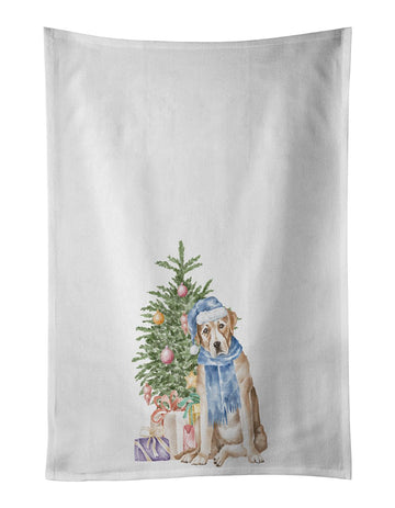 Yellow Labrador Christmas Kitchen Towel Set
