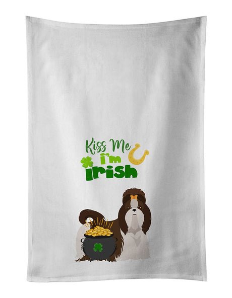 Shih Tzu Kiss Me I'm Irish Kitchen Towel Set