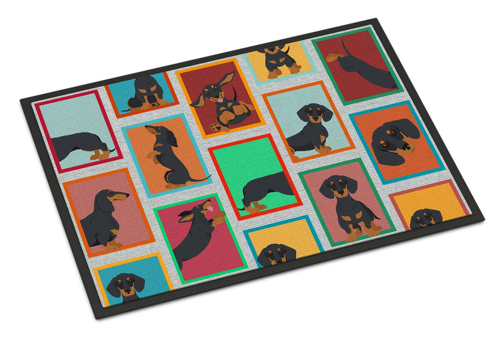 Black and Tan Dachshund Indoor-Outdoor Doormat