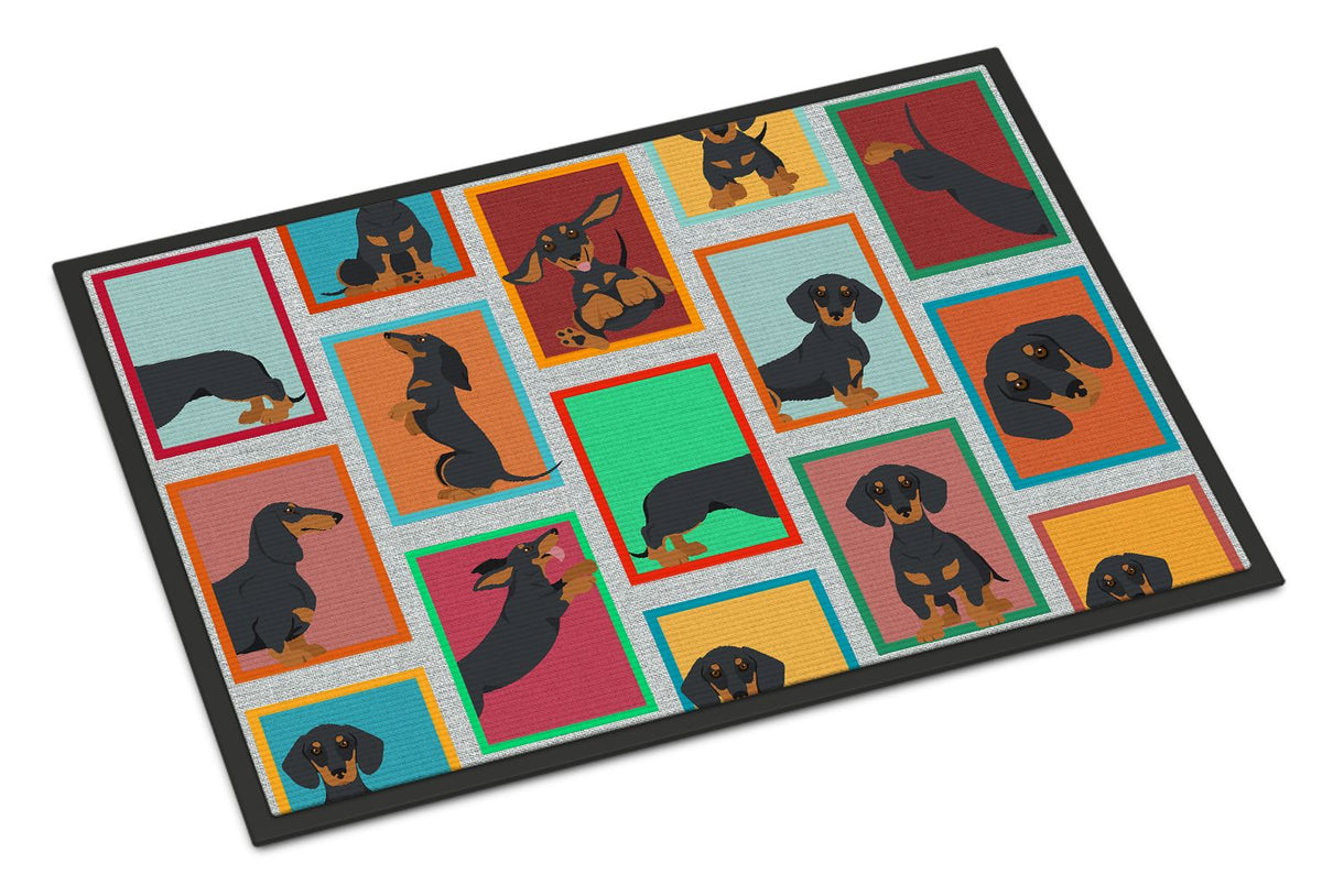 Black and Tan Dachshund Indoor-Outdoor Doormat