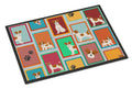 Red and White Jack Russell Terrier Doormat
