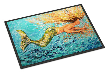 Mermaid After Your Heart Artwork Doormat