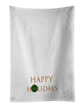 Mexican Hairless Dog Happy Holidays Kitchen Towel Set