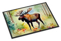 Moose Artwork Doormat for Indoor and Outdoor Entryways