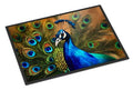 Peacock Artwork Indoor Outdoor Doormat