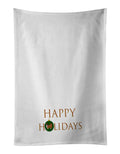 Pekingese Happy Holidays Kitchen Towel Pair