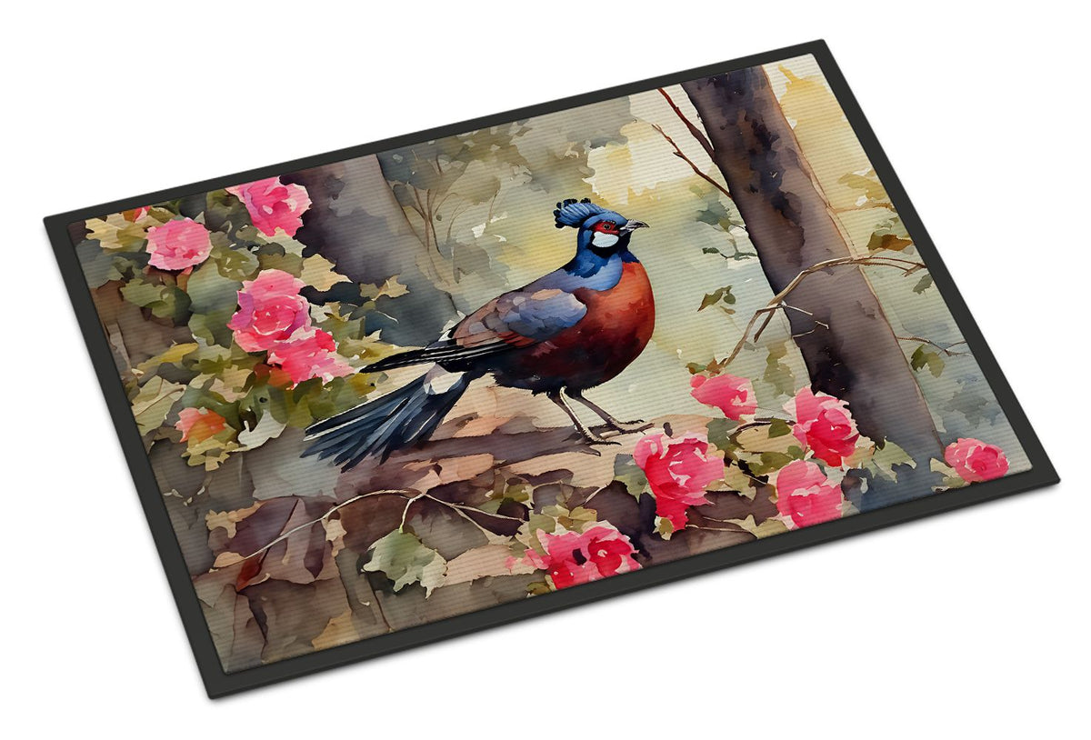 Pheasant Artwork Indoor-Outdoor Doormat