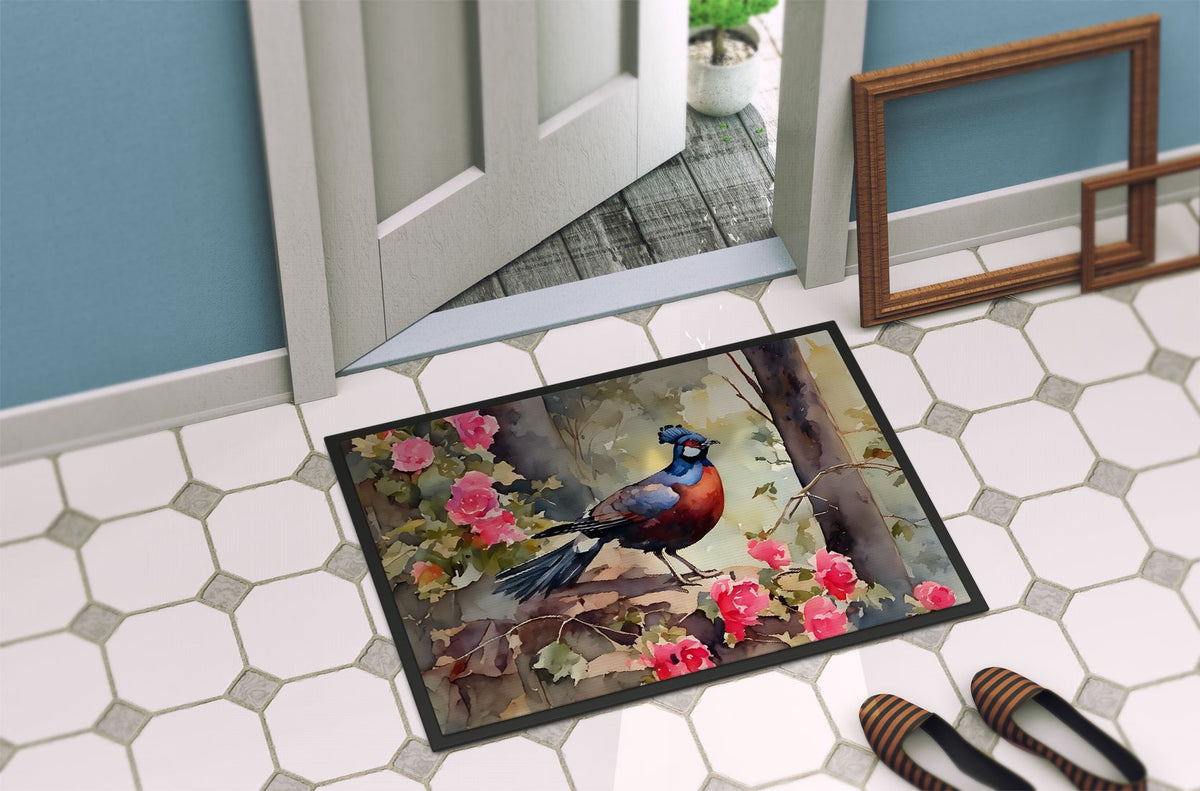 Pheasant Artwork Indoor-Outdoor Doormat
