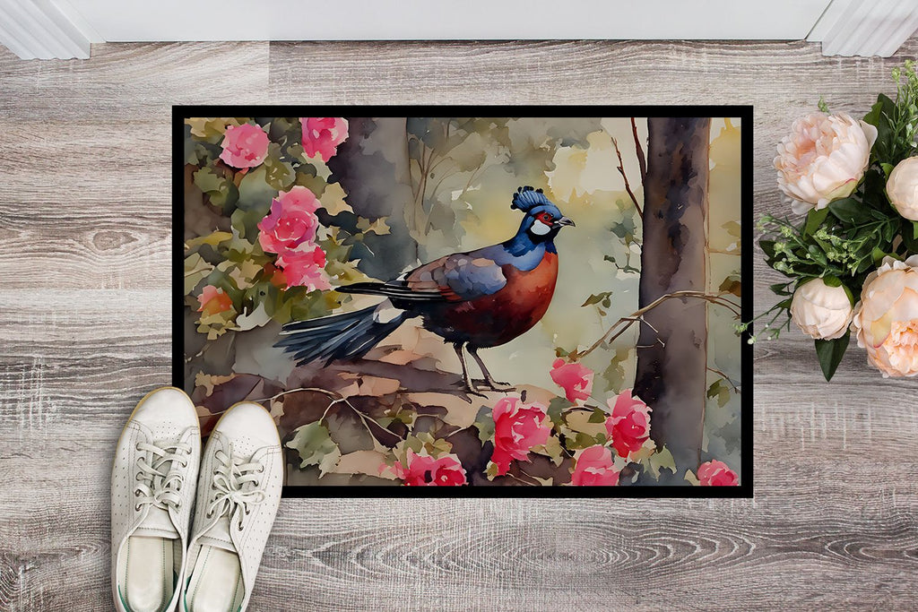 Pheasant Artwork Indoor-Outdoor Doormat