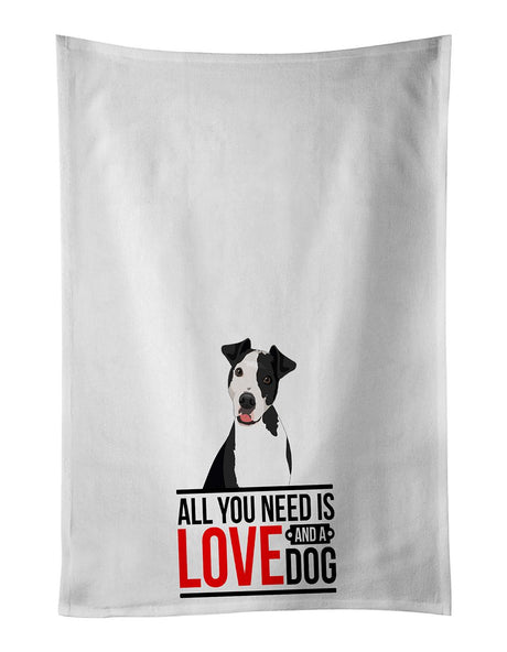 Pit Bull Terrier Artwork Kitchen Towel Pair