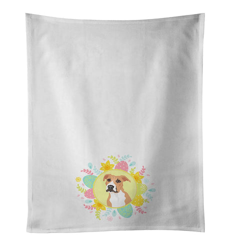 Easter Kitchen Towel Set of 2 – Decorative White Cotton Towels