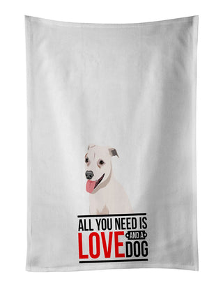 Pit Bull Terrier Artwork Kitchen Towel Pair