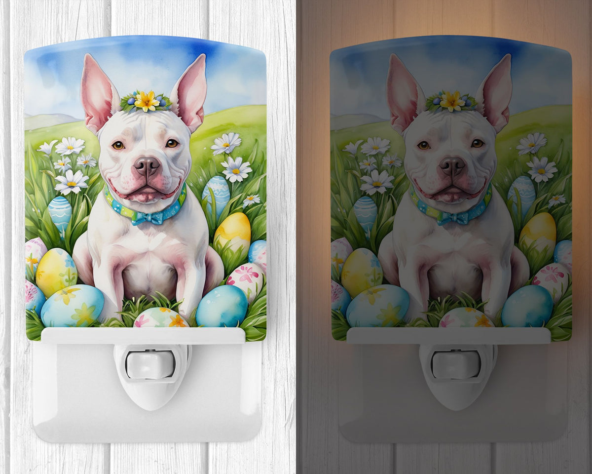 Pit Bull Terrier Easter Egg Hunt Night Light