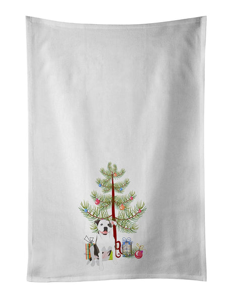 Pit Bull Terrier Christmas Kitchen Towel Set
