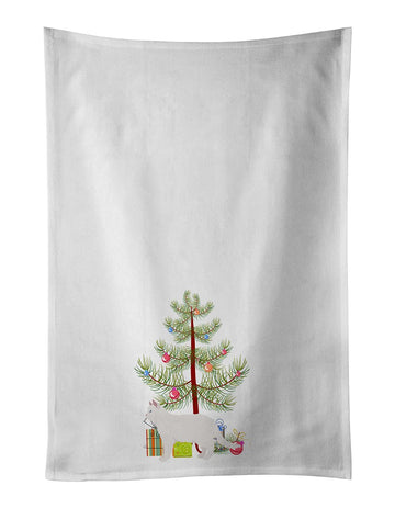 Poodle Christmas Kitchen Towel Set
