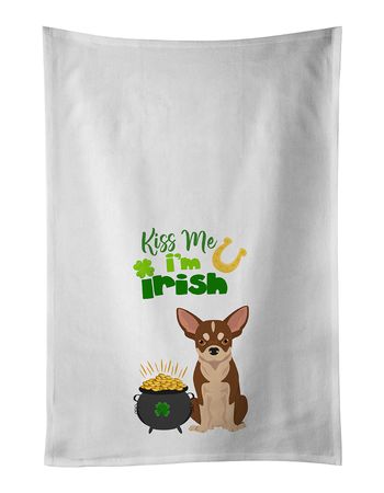 Chihuahua St. Patrick's Day Kitchen Towel Set