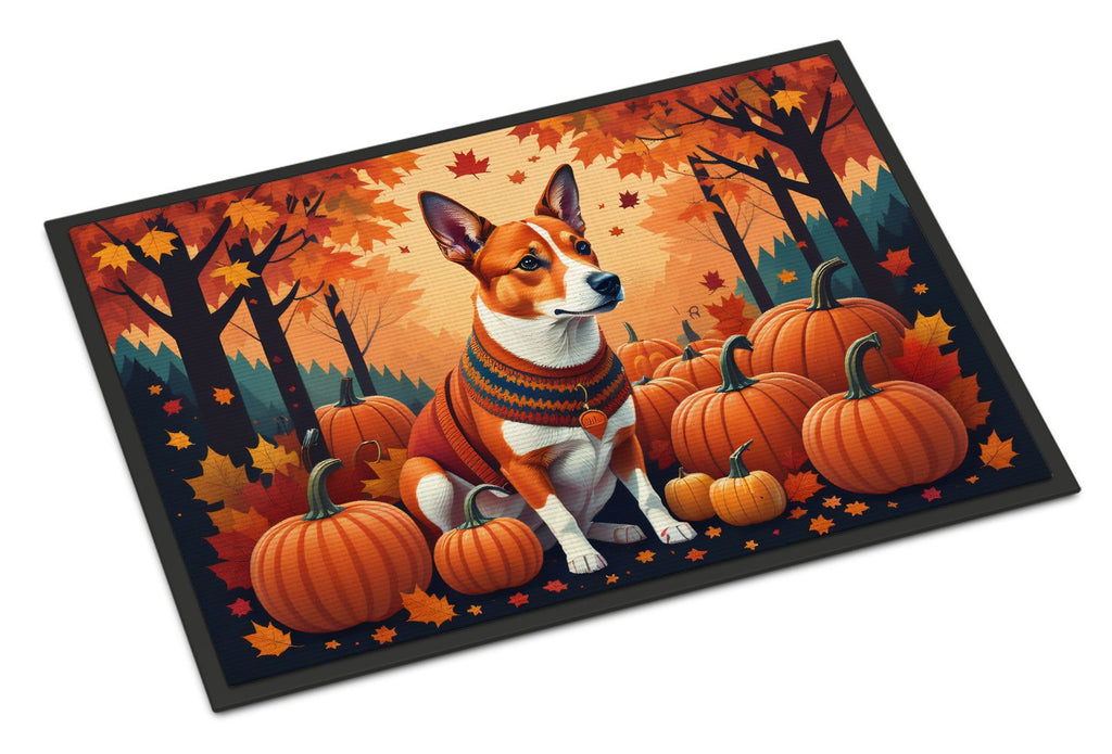 Red Basenji Fall Indoor-Outdoor Doormat