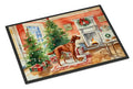Redbone Coonhound Christmas Cookies Doormat