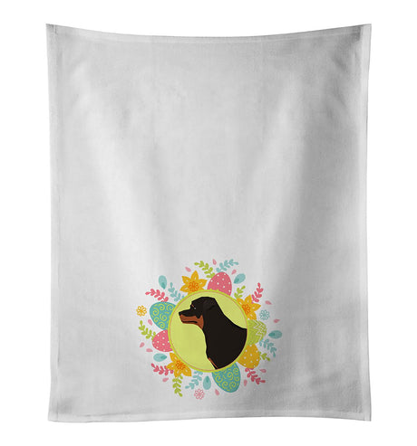 Rottweiler Easter Kitchen Towel Set