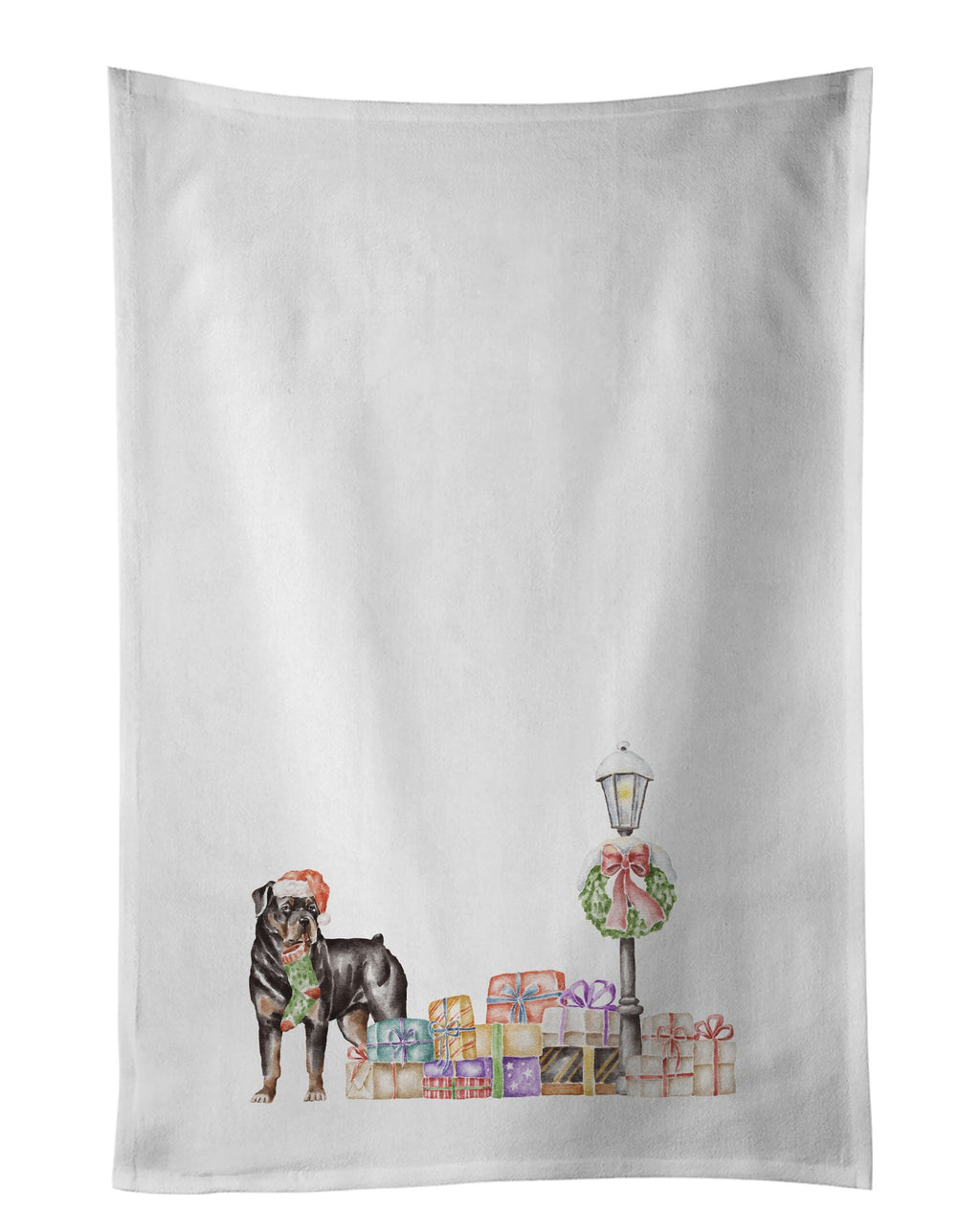 Rottweiler Christmas Wonderland Kitchen Towel Set