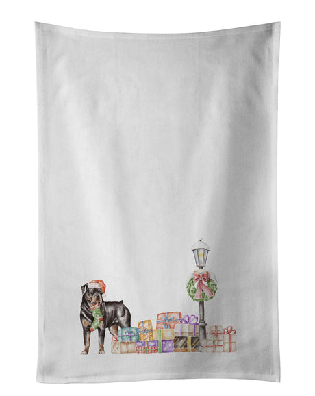 Rottweiler Christmas Wonderland Kitchen Towel Set