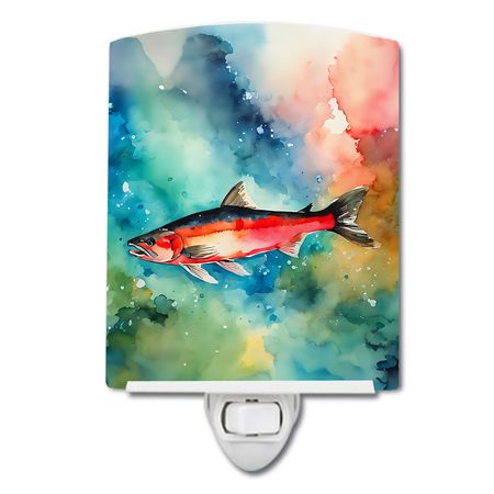 Salmon Artwork Decorative Night Light