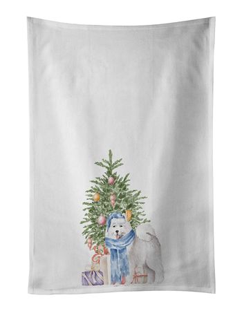 Samoyed Christmas Presents Kitchen Towel Set