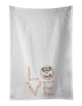 Schnauzer LOVE Valentine's Kitchen Towel Set
