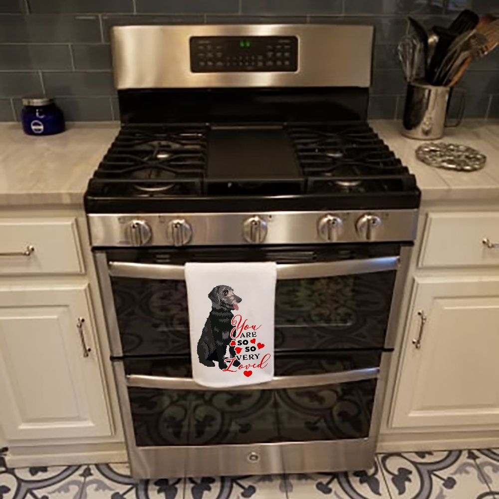 Schnauzer You Are So Loved Kitchen Towel Set