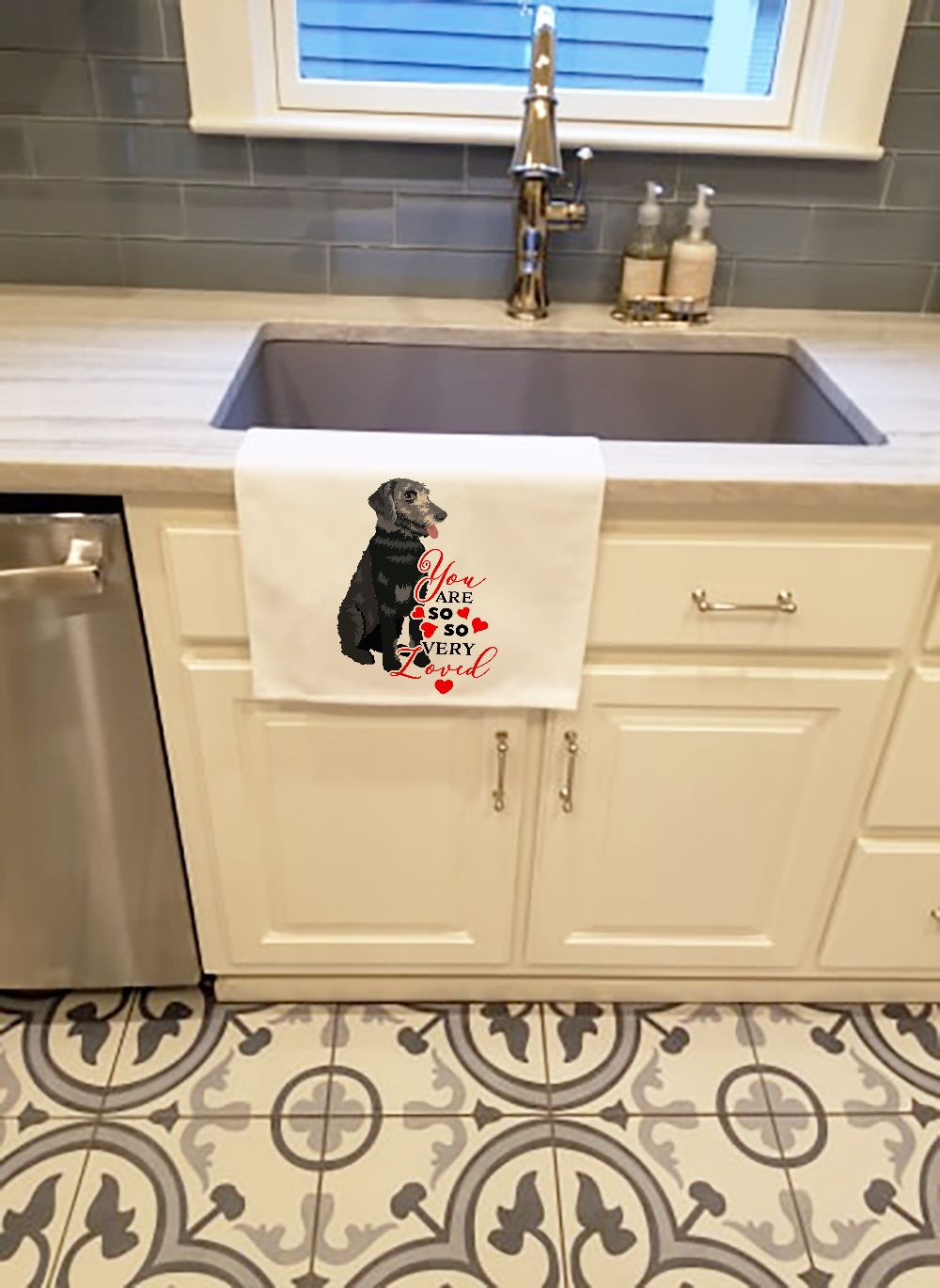 Schnauzer You Are So Loved Kitchen Towel Set