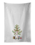 Parti Schnauzer Christmas Kitchen Towel Set