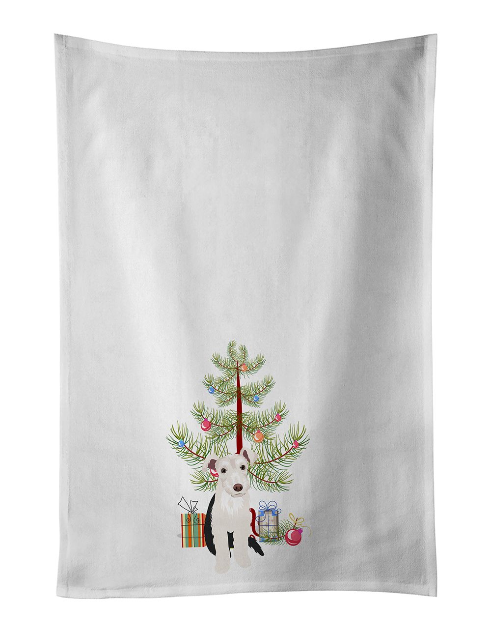 Parti Schnauzer Christmas Kitchen Towel Set