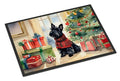 Scottish Terrier Cozy Christmas Indoor-Outdoor Doormat