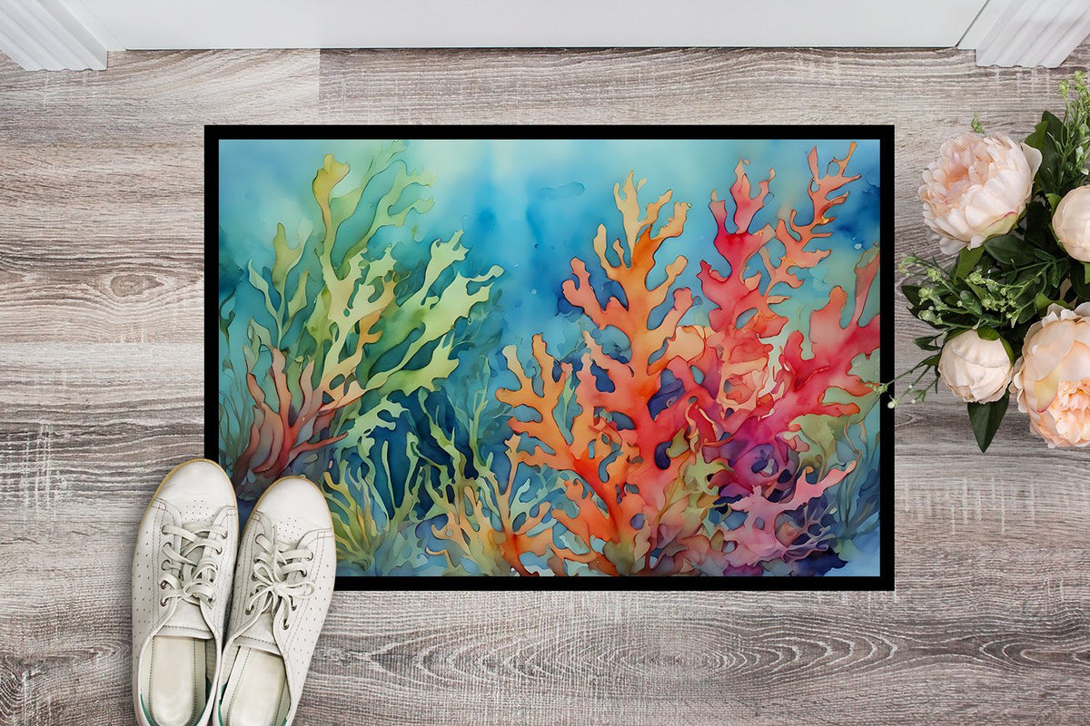 Seaweed Artwork Indoor Outdoor Doormat