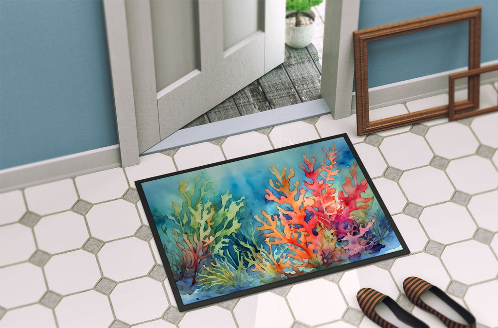 Seaweed Artwork Indoor Outdoor Doormat
