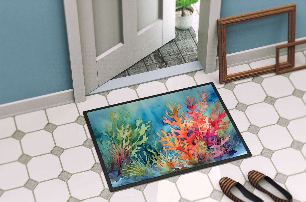 Seaweed Artwork Indoor Outdoor Doormat