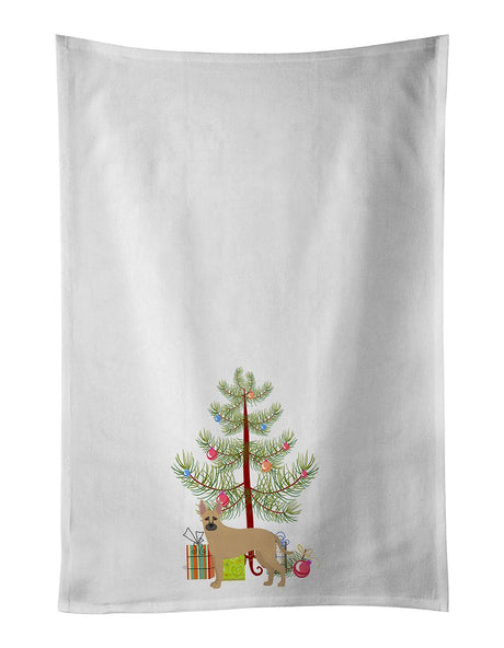 Shepherd Pit Mix Christmas Kitchen Towel Set