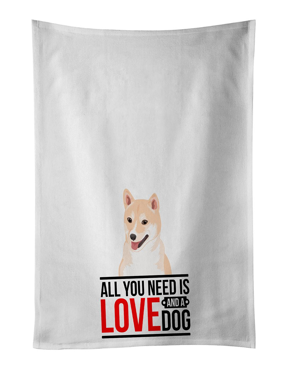 Shiba Inu Cream Decorative Kitchen Towel Set